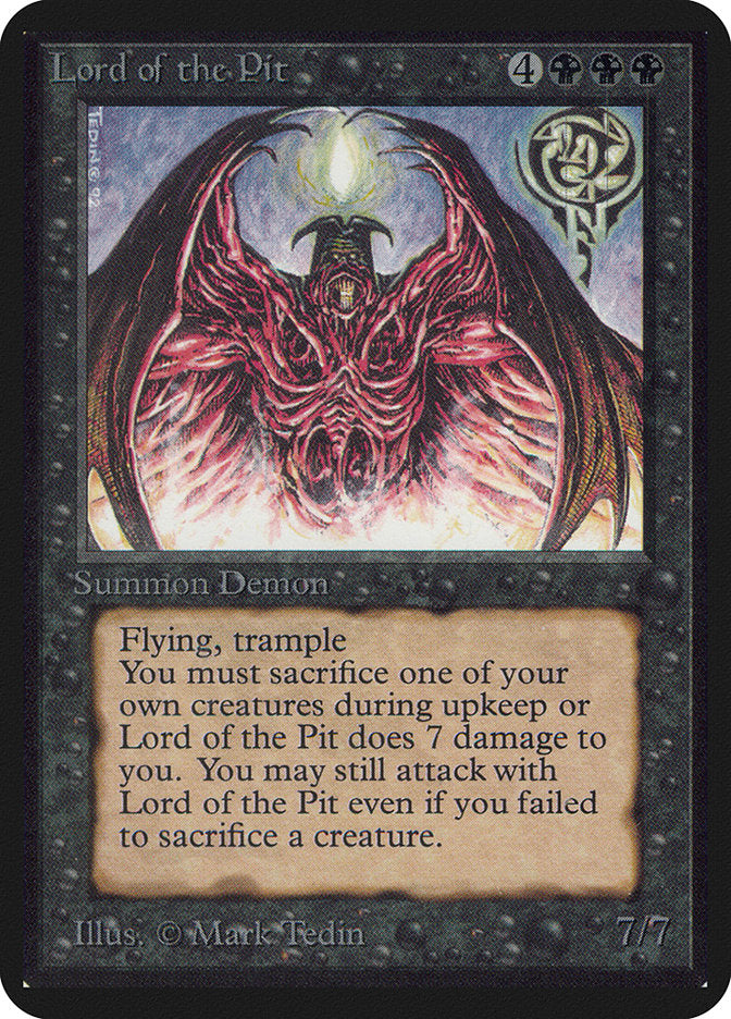 Lord of the Pit [Alpha Edition] | Good Games Cannington