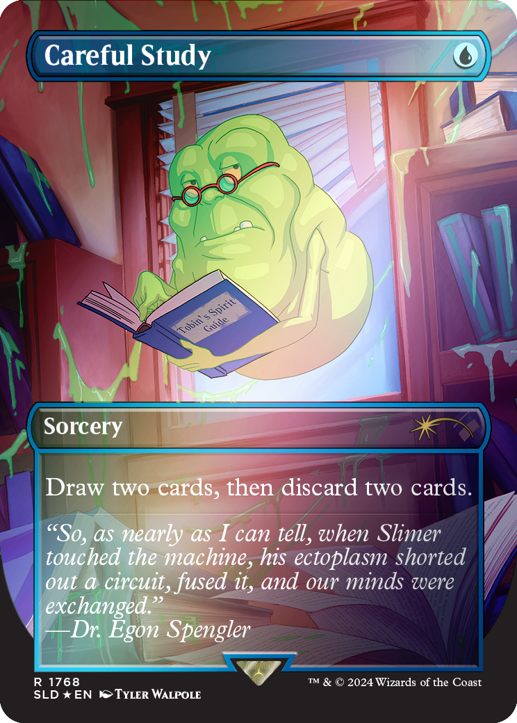 Careful Study (Rainbow Foil) [Secret Lair Drop Series] | Good Games Cannington