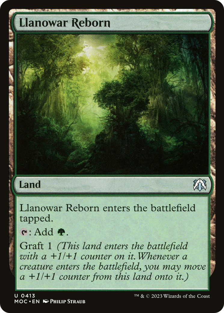 Llanowar Reborn [March of the Machine Commander] | Good Games Cannington