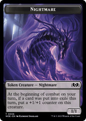 Nightmare // Food (0013) Double-Sided Token [Wilds of Eldraine Tokens] | Good Games Cannington