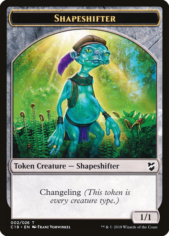 Shapeshifter Token [Commander 2018 Tokens] | Good Games Cannington