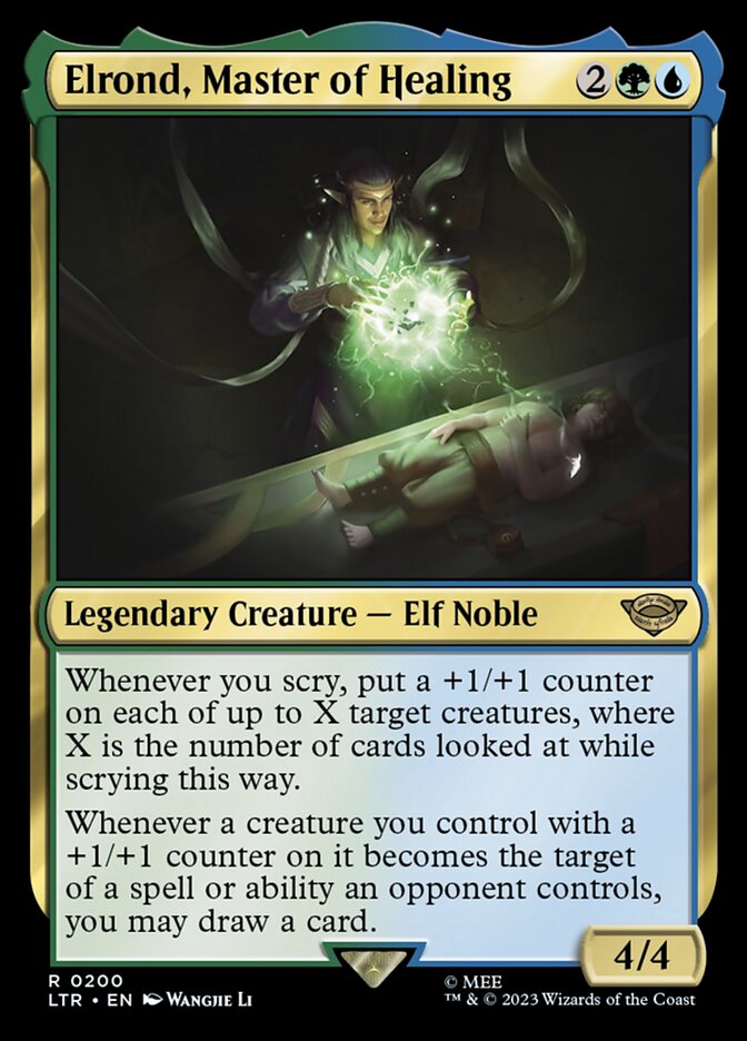 Elrond Master of Healing 200 (Universes Beyond: The Lord of the Rings: Tales of Middle-earth)  - Foil | Good Games Cannington