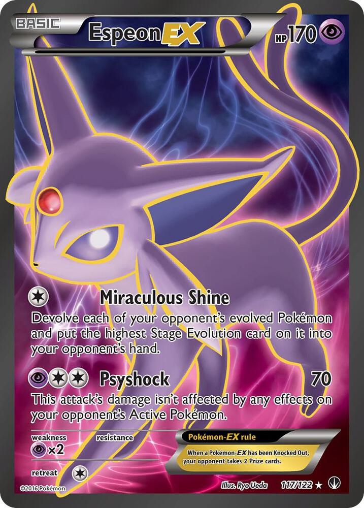 Espeon EX 117/122 (XY - BREAKpoint)  - Holofoil | Good Games Cannington