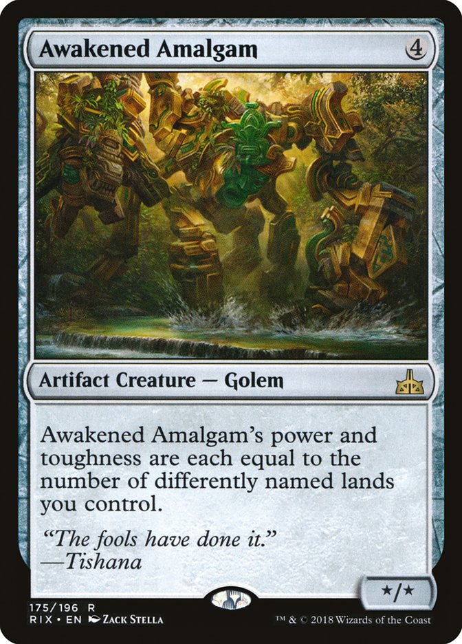 Awakened Amalgam 175/196 (Rivals of Ixalan)  | Good Games Cannington