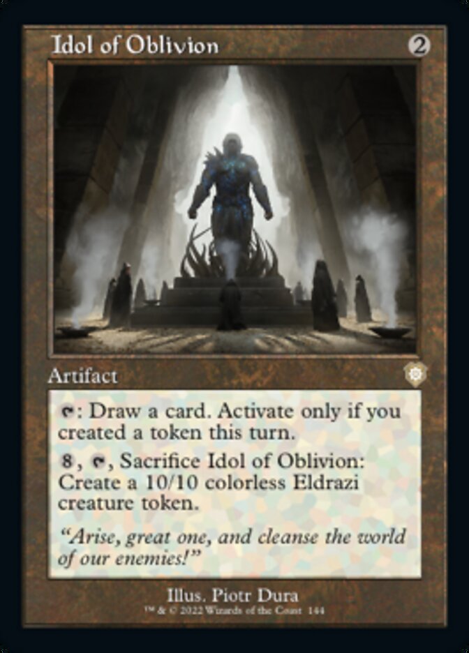 Idol of Oblivion (Retro) [The Brothers' War Commander] | Good Games Cannington