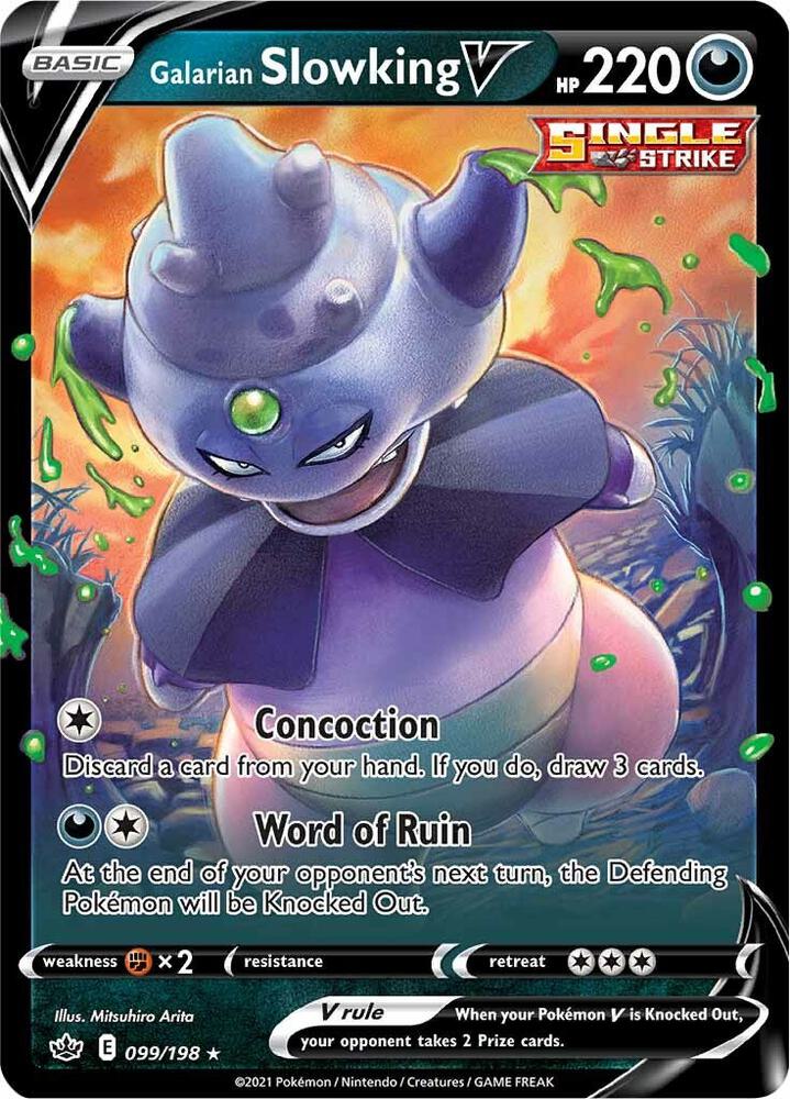 Galarian Slowking V (SWSH06: Chilling Reign)  - Holofoil | Good Games Cannington