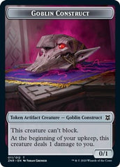 Satyr // Goblin Construct Double-Sided Token [Challenger Decks 2021 Tokens] | Good Games Cannington
