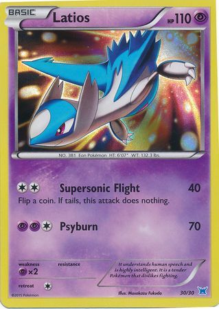 Latios (30/30) [XY: Trainer Kit 2 - Latios] | Good Games Cannington