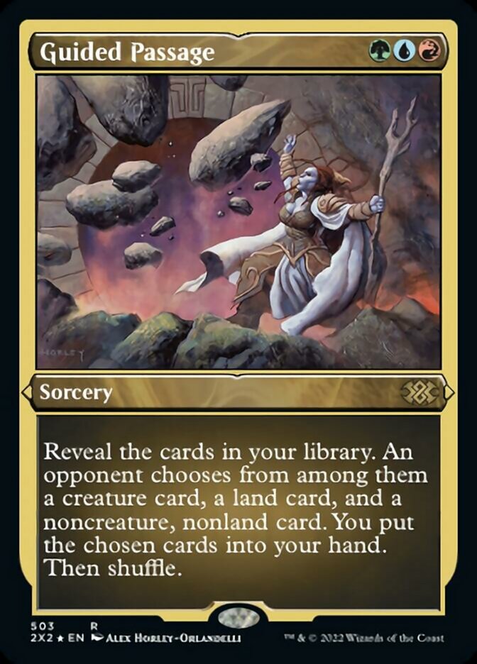 Guided Passage (Foil Etched) [Double Masters 2022] | Good Games Cannington