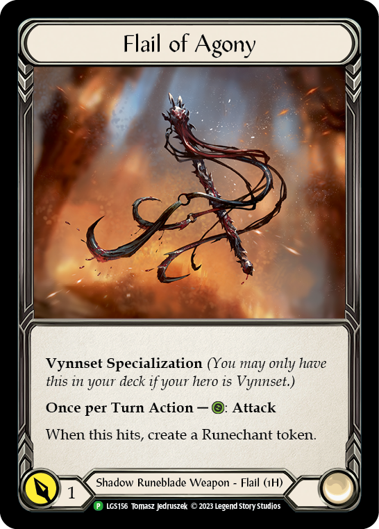 Flail of Agony [LGS156] (Promo)  Cold Foil | Good Games Cannington