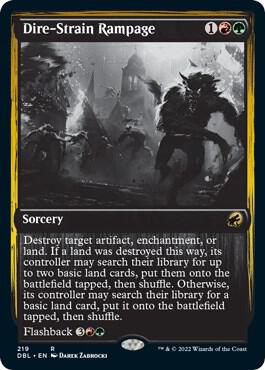 Dire Strain Rampage 219/534 (Innistrad: Double Feature)  | Good Games Cannington