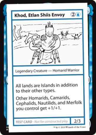 Khod, Etlan Shiis Envoy (2021 Edition) [Mystery Booster Playtest Cards] | Good Games Cannington