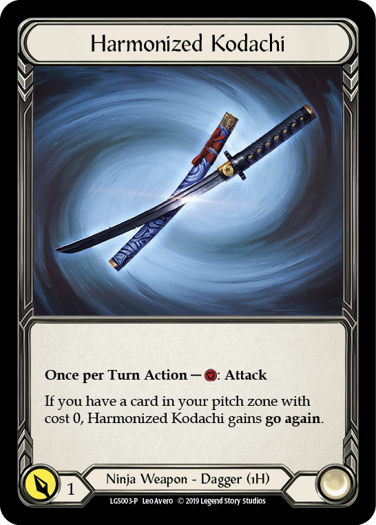 Harmonized Kodachi [LGS003-P] (Promo)  1st Edition Cold Foil | Good Games Cannington