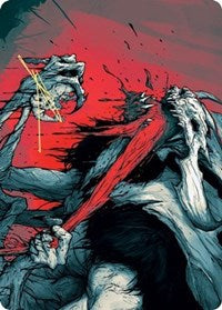 Vorinclex, Monstrous Raider 2 Art Card (Gold-Stamped Signature) [Kaldheim Art Series] | Good Games Cannington