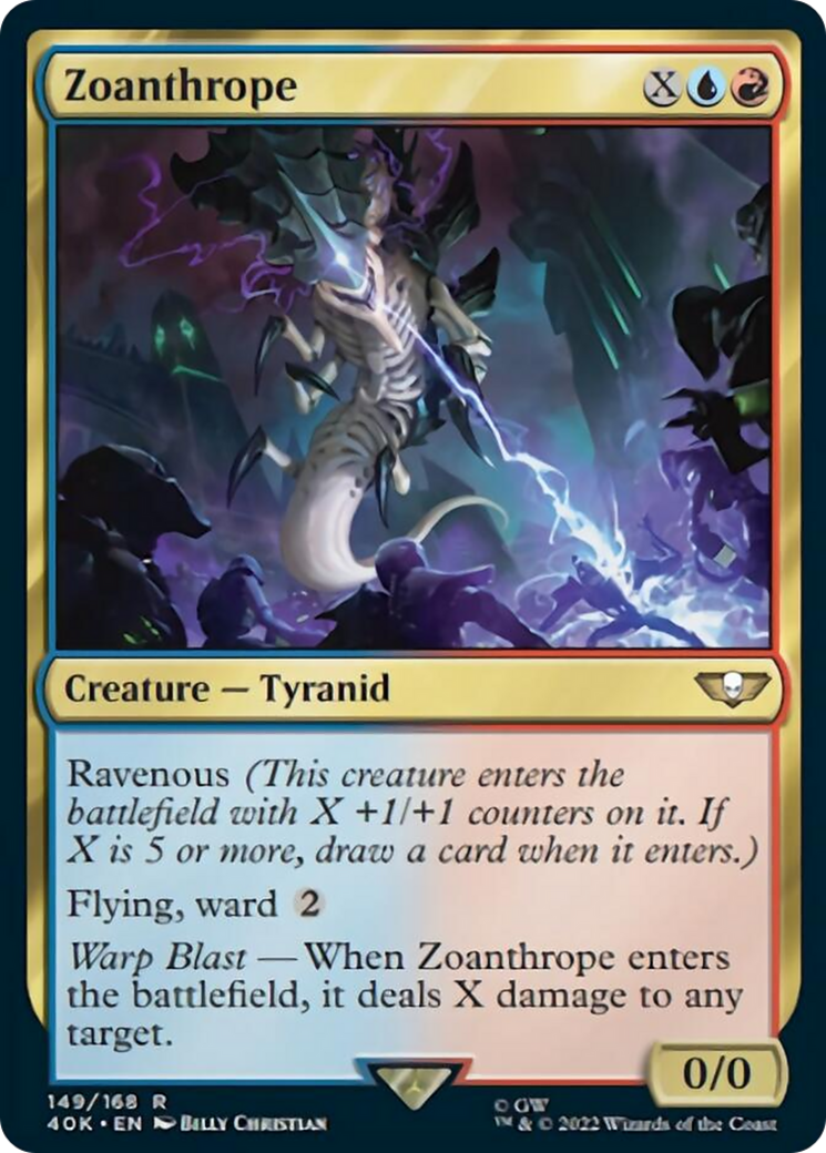 Zoanthrope (Surge Foil) [Warhammer 40,000] | Good Games Cannington