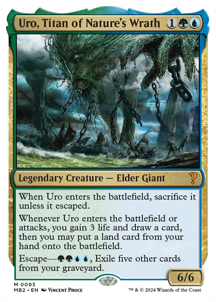 Uro, Titan of Nature's Wrath [Mystery Booster 2] | Good Games Cannington