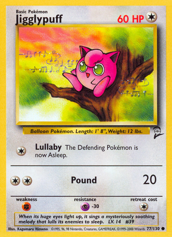 Jigglypuff (77/130) [Base Set 2] | Good Games Cannington