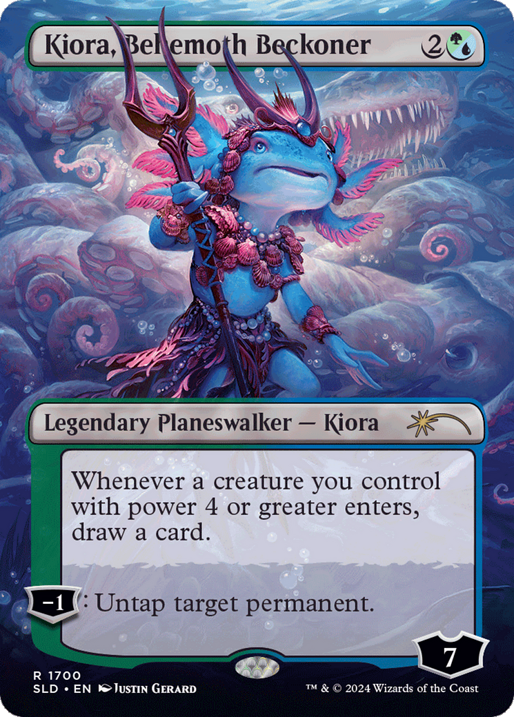 Kiora, Behemoth Beckoner (Rainbow Foil) [Secret Lair Drop Series] | Good Games Cannington