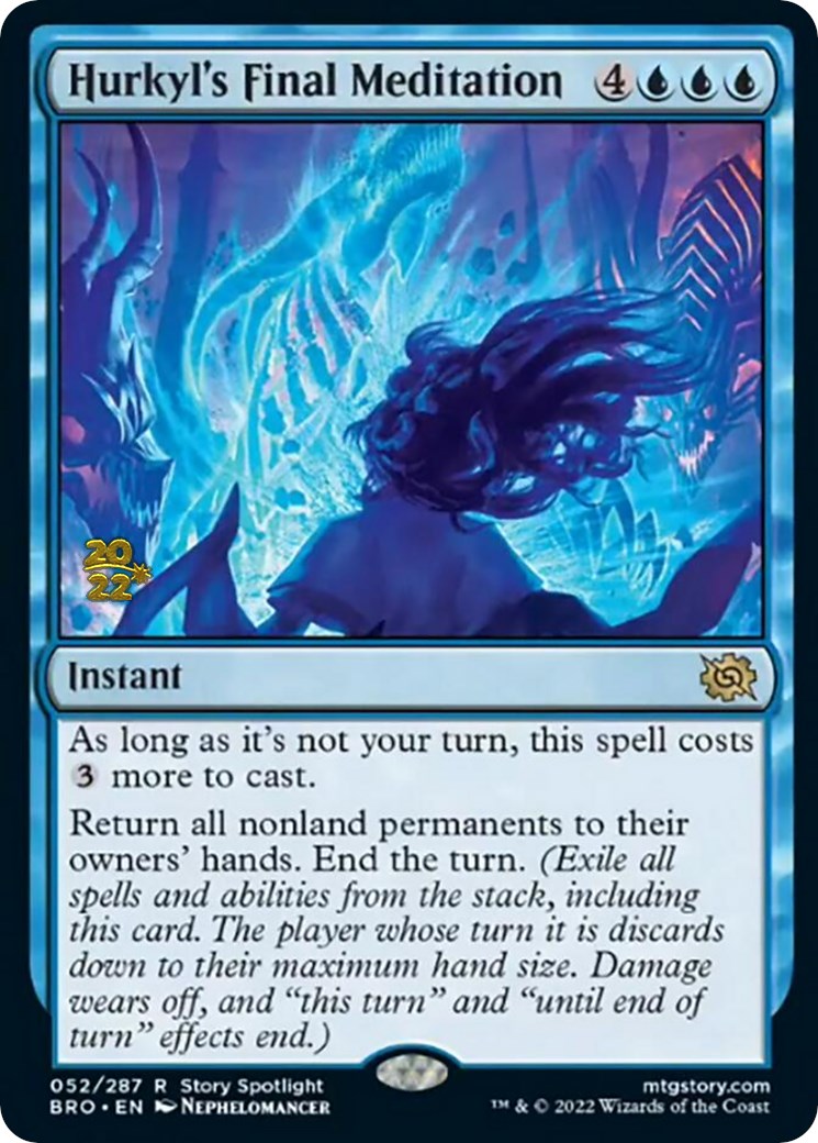 Hurkyl's Final Meditation [The Brothers' War Prerelease Promos] | Good Games Cannington