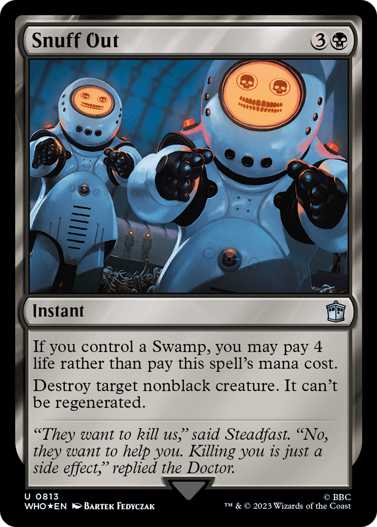 Snuff Out (Surge Foil) [Doctor Who] | Good Games Cannington
