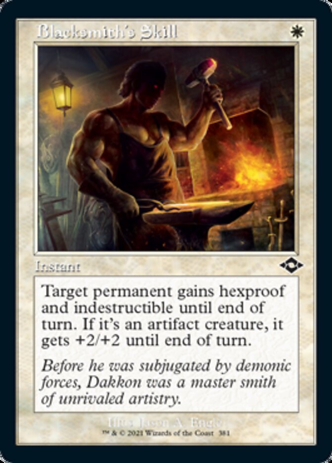 Blacksmith's Skill (Retro Foil Etched) [Modern Horizons 2] | Good Games Cannington