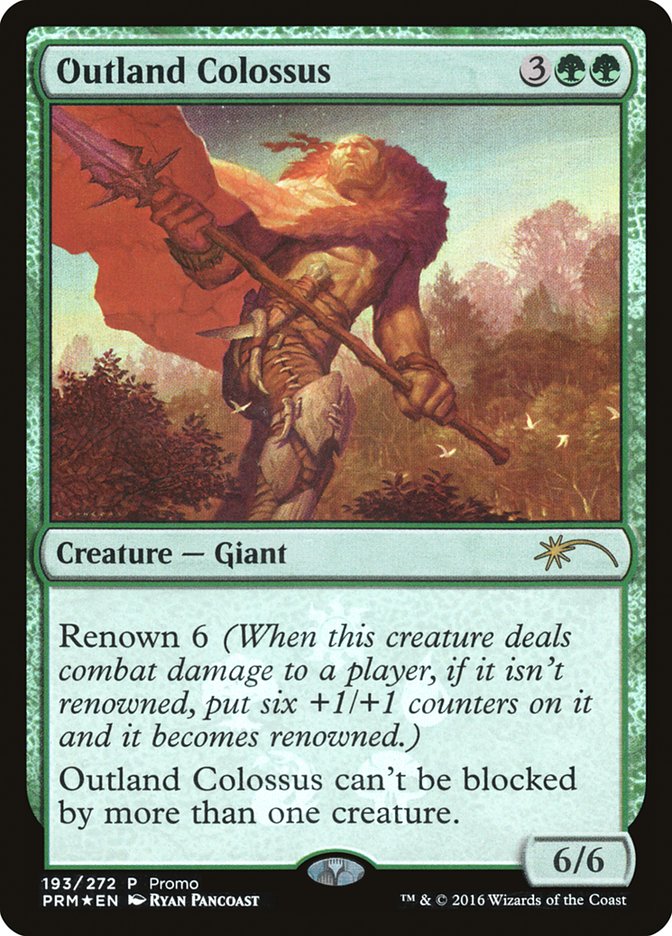 Outland Colossus [Resale Promos] | Good Games Cannington