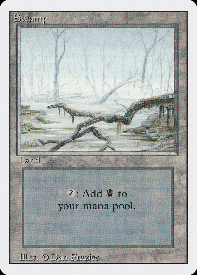 Swamp (White Fog in Trees) [Revised Edition] | Good Games Cannington