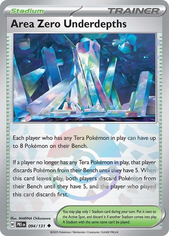 Area Zero Underdepths (094/131) (Poke Ball Pattern) [Scarlet & Violet: Prismatic Evolutions] | Good Games Cannington