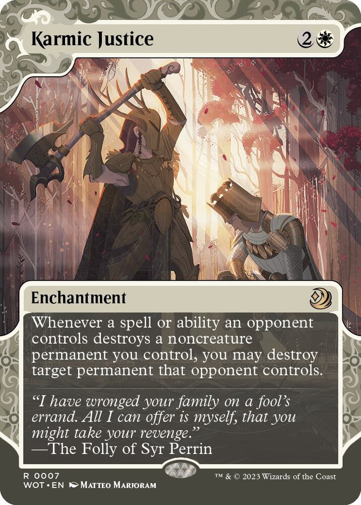 Karmic Justice 7 (Wilds of Eldraine: Enchanting Tales)  | Good Games Cannington