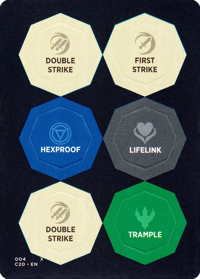 Ability Punchcard (004) [Commander 2020 Tokens] | Good Games Cannington