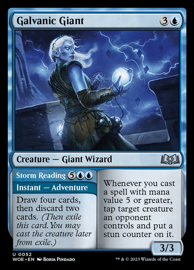 Galvanic Giant // Storm Reading 52 (Wilds of Eldraine)  | Good Games Cannington