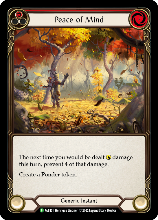 Peace of Mind [FAB131] (Promo)  Rainbow Foil | Good Games Cannington