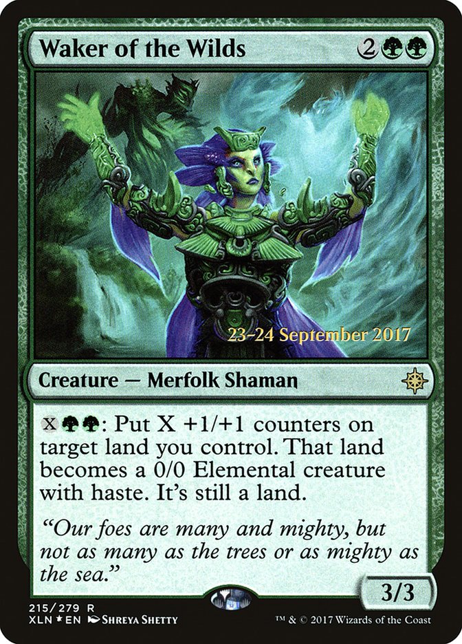 Waker of the Wilds [Ixalan Prerelease Promos] | Good Games Cannington