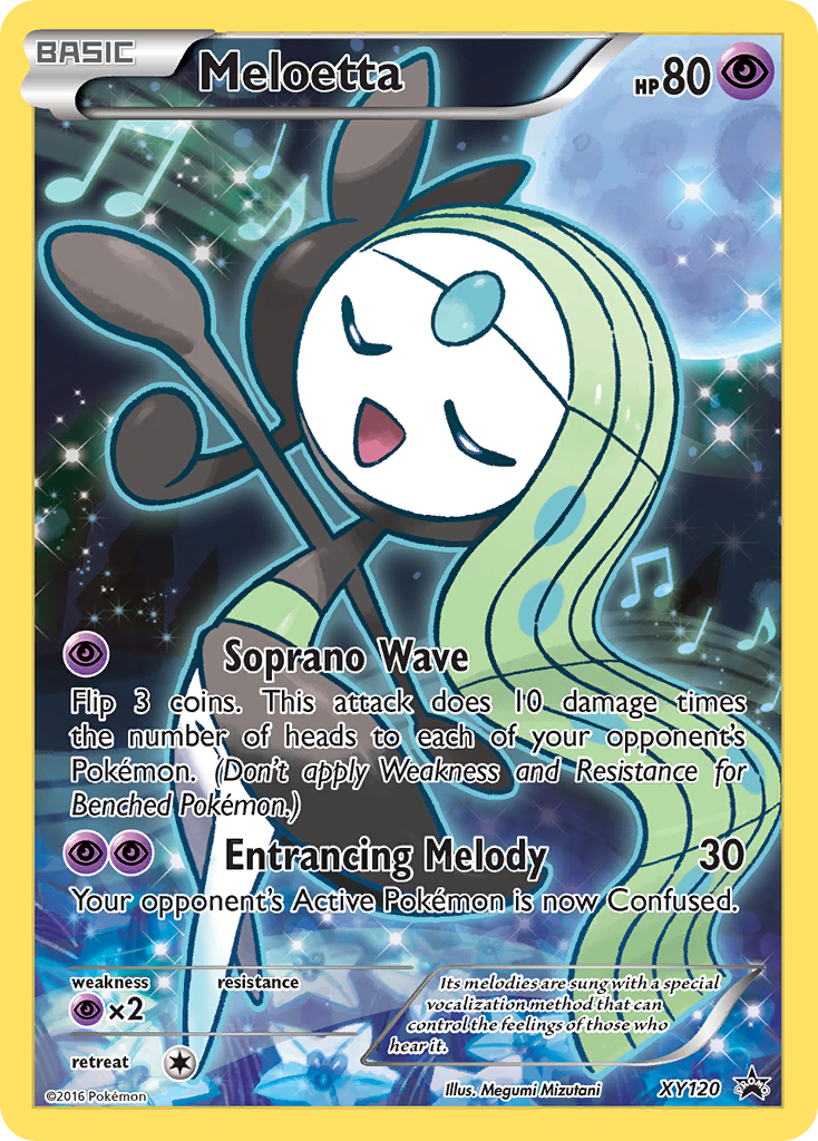 Meloetta (XY120) [XY: Black Star Promos] | Good Games Cannington
