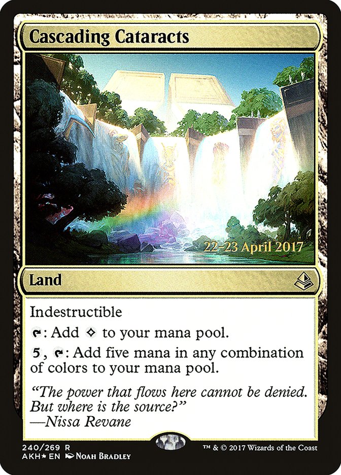 Cascading Cataracts [Amonkhet Prerelease Promos] | Good Games Cannington