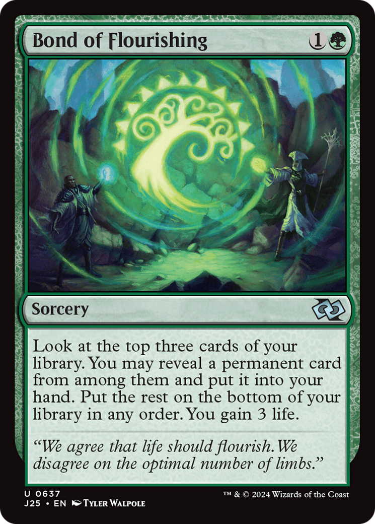 Bond of Flourishing [Foundations Jumpstart] | Good Games Cannington