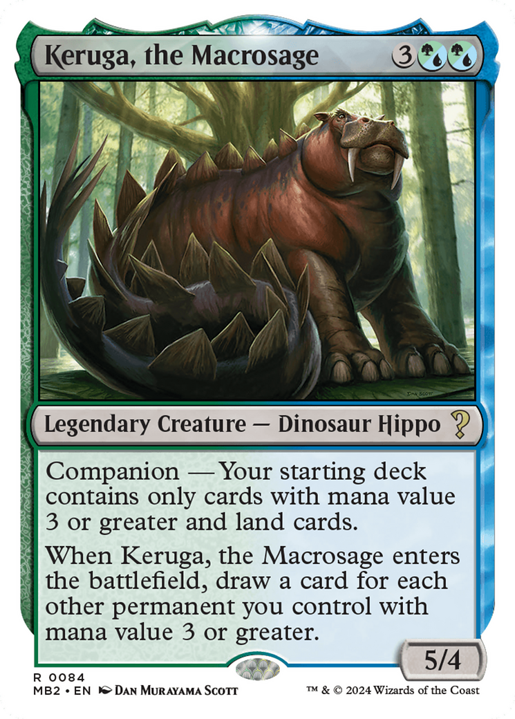 Keruga, the Macrosage (White Border) [Mystery Booster 2] | Good Games Cannington
