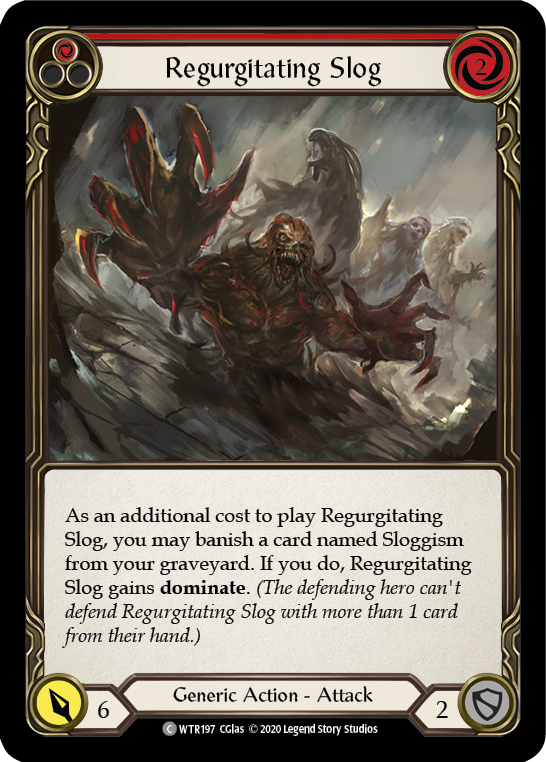 Regurgitating Slog (Red) [U-WTR197] (Welcome to Rathe Unlimited)  Unlimited Normal | Good Games Cannington