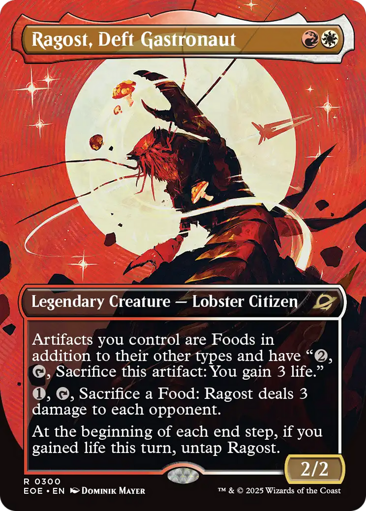 Ragost, Deft Gastronaut (Borderless) [Edge of Eternities] | Good Games Cannington