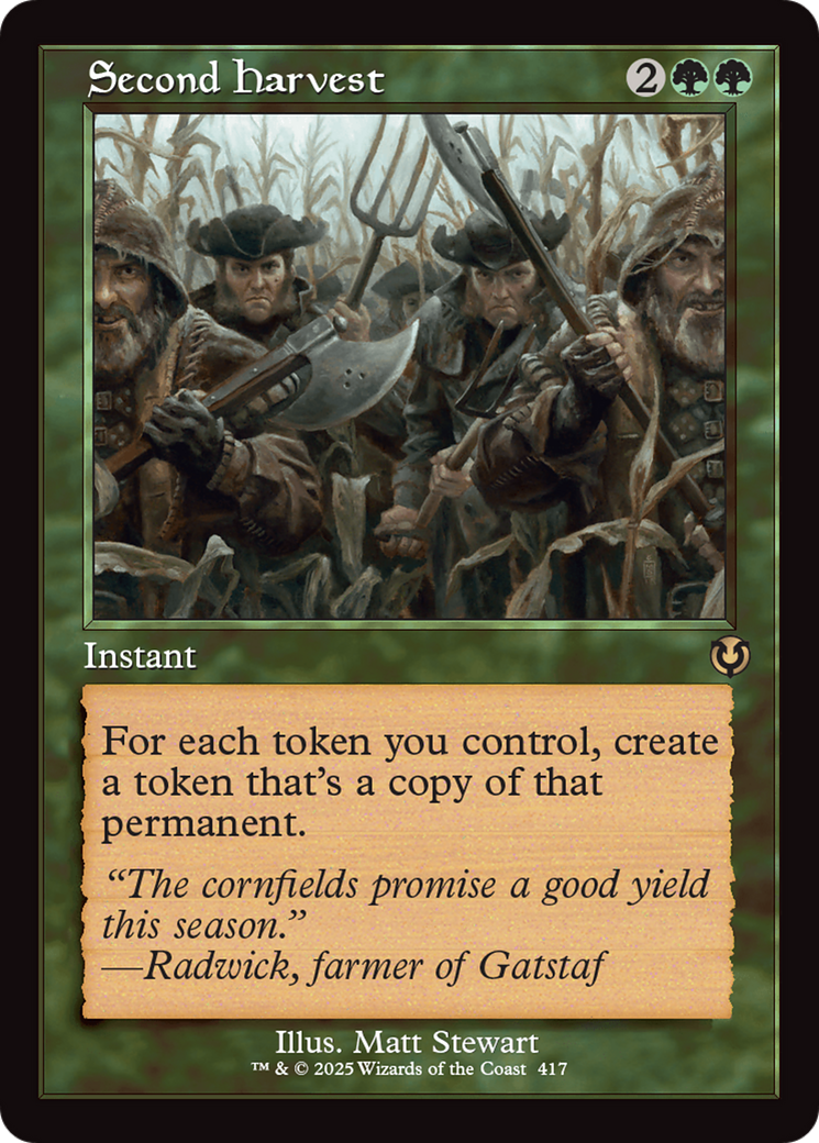 Second Harvest (Retro Frame) [Innistrad Remastered] | Good Games Cannington