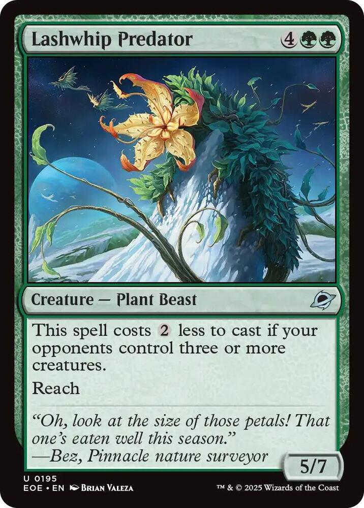 Lashwhip Predator 195 (Edge of Eternities)  - Foil | Good Games Cannington