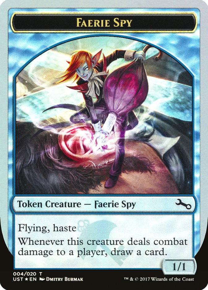 Faerie Spy Token [Unstable Tokens] | Good Games Cannington