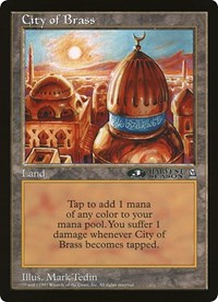 City of Brass (Oversized) [Oversize Cards] | Good Games Cannington