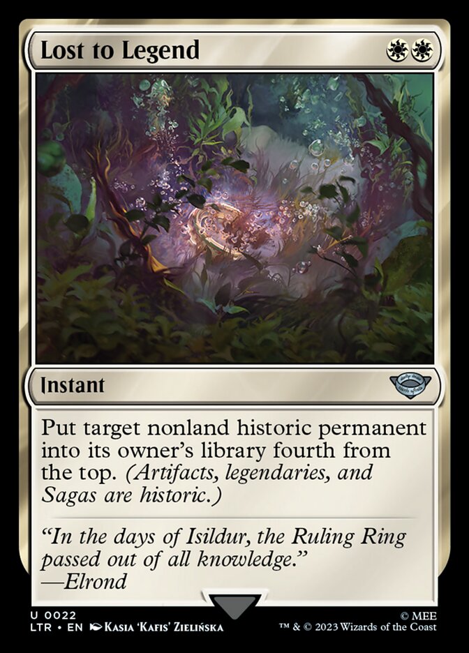 Lost to Legend 22 (Universes Beyond: The Lord of the Rings: Tales of Middle-earth)  - Foil | Good Games Cannington