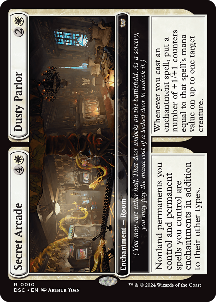 Secret Arcade // Dusty Parlor [Duskmourn: House of Horror Commander] | Good Games Cannington
