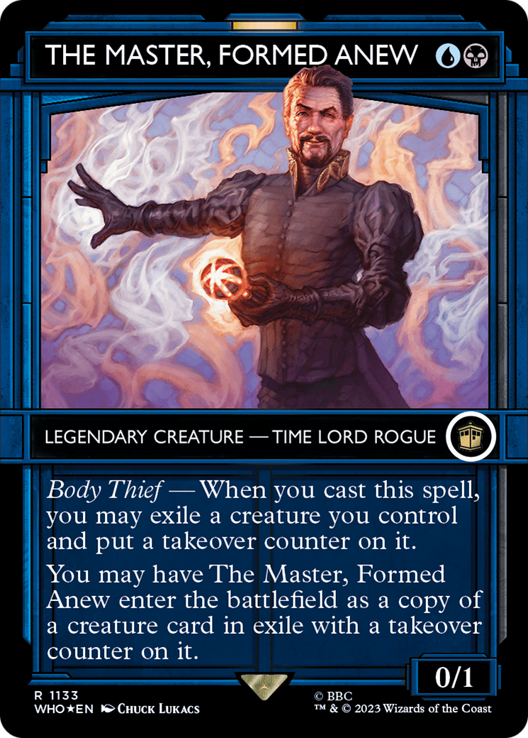 The Master, Formed Anew (Showcase) (Surge Foil) [Doctor Who] | Good Games Cannington