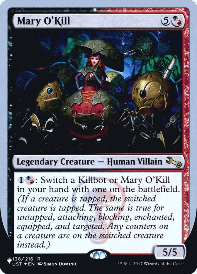 Mary O'Kill (Unfinity Foil Edition) [The List] | Good Games Cannington