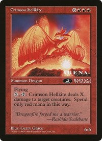 Crimson Hellkite (Oversized) [Oversize Cards] | Good Games Cannington