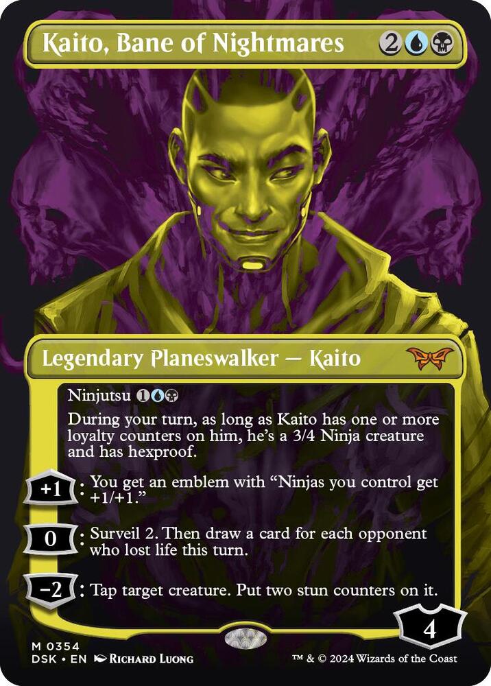 Kaito, Bane of Nightmares 354/286 (Duskmourn: House of Horror)  - Borderless | Good Games Cannington
