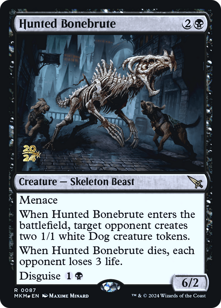 Hunted Bonebrute [Murders at Karlov Manor Prerelease Promos] | Good Games Cannington